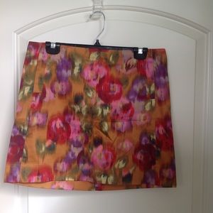 J.Crew floral skirt - NWT!